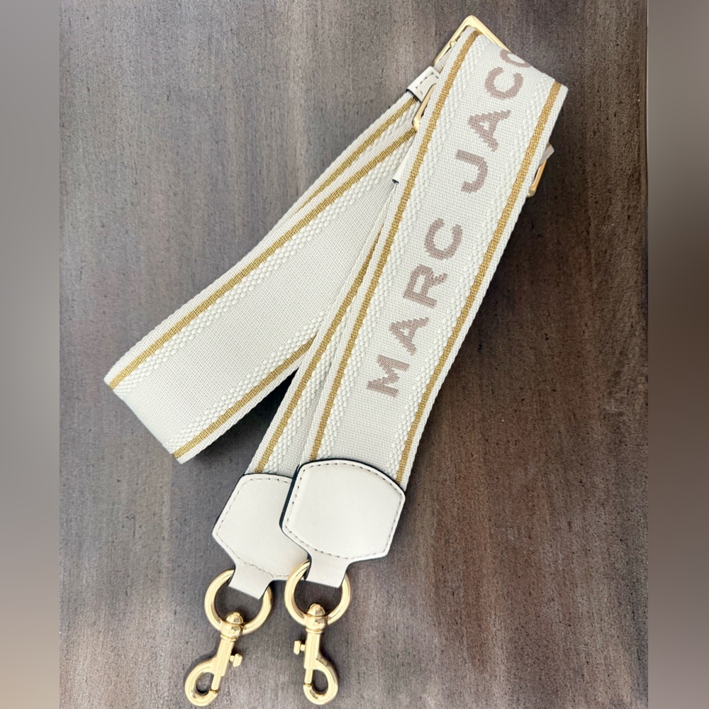 Marc Jacobs Cream and Gold strap